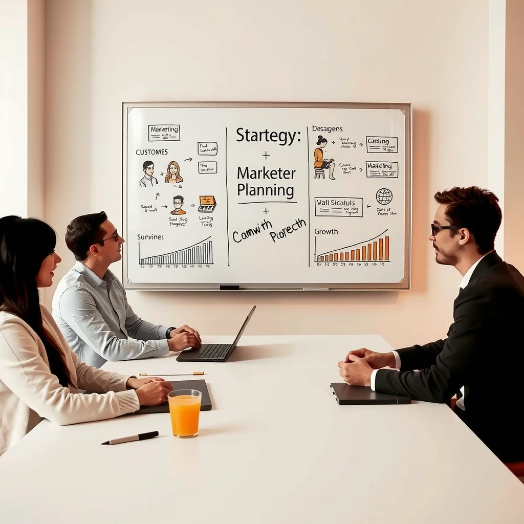 Marketing strategy planning session